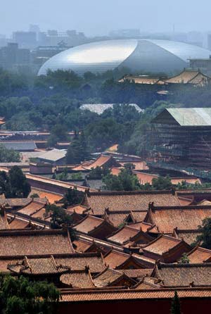 2 Die markanten neuen Prestigebauten in Beijing stammen zum Gro?teil aus der Feder ausl?ndischer Architekten. Dies hat der Architekturszene in China neue Impulse verliehen.