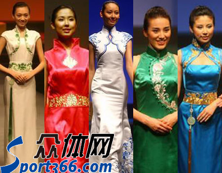 1 China hatte für die Medaillenverleihungszeremonien w?hrend der Beijinger Olympischen Spiele fünf verschiedene Uniformmodelle vorbereitet. Alle fünf Modelle waren jede für sich Aufsehen erregend.