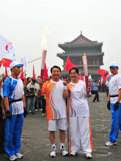 Paralympisches Feuer ist unterwegs durch Xi’an