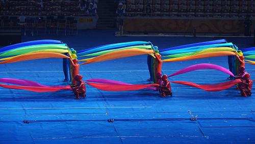 Er?ffnungszeremonie ,Paralympics,2008,Peking,Laufbahn