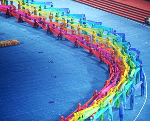 Er?ffnungszeremonie ,Paralympics,2008,Peking,Laufbahn