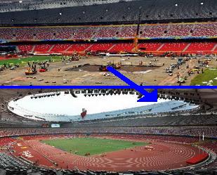 Gesichtswandel,Vogelnest,Nationalstadion,Er?ffnungsfeier ,Paralympics ,umgebaut,sportplatz,Baustelle ,Schnelligkeit, Chinas