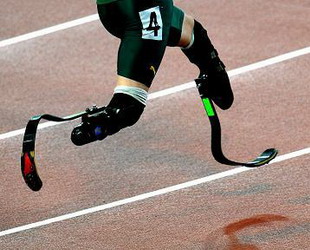 Blade Runner,Oscar Pistorius,Weltrekord,Spezialstrecke,Paralympics,,400,Meter,schnellste Mann ohne Beine ,Südafrika