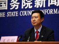 Wang Zhaoyao, der stellvertretende Büroleiter und Pressesprecher der bemannten Raumfahrtprojekte