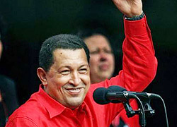 Hugo Chavéz hat am vergangenen Wochenende den designierten US-Pr?sidenten Barrack Obama für seinen Einmischung in die Innenpolitik Venezuelas kritisiert. Zudem glaubt Chavéz, dass Obama ermordet wird.