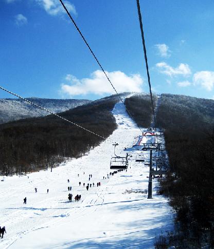 Jingyuetan,Ski-Resort,Jilin,Piste,skifahren,skilaufen