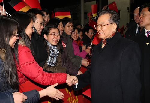 Chinas Ministerpr?sident Wen Jiabao ist am Mittwochabend (Ortszeit) in Berlin eingetroffen und setzt seine Reise der Zuversicht fort.