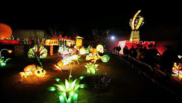 Die Insektenlampions beim Laternenfest in Pingyao