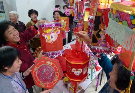 Alles bereit für Laternenfest in China