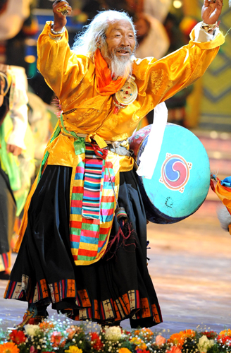 Tibet,Geschichte,Cho-Tanz, Nyima Wangchug , Neujahr 4