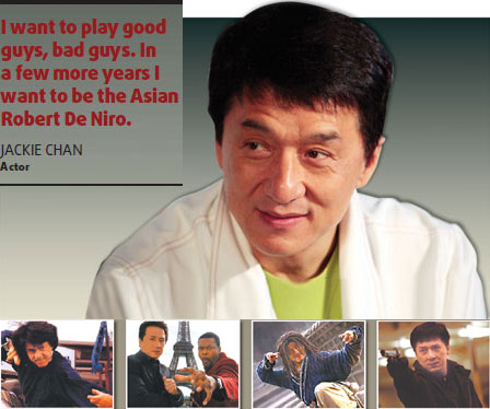 1 Nachdem der wohl berühmteste asiatische Schauspieler Jackie Chan immer mehr oder weniger gleiche Filme gedreht hat, will er sich nun von einer ganz neuen Seite zeigen. 1