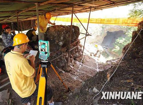 In China wurde die Restauration einer Ausgrabungsst?tte bei Beijing begonnen, in der der Sch?del des 'Peking-Menschen' entdeckt worden war.