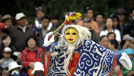 Shoton festival celebrated in Tibet