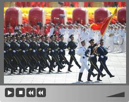Militärparade zum 60. Jahrestag der Gründung der Volksrepublik China