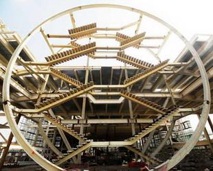 Die Bauarbeiten der Pavillons verschiedener Länder für Shanghaier Expo im Jahr 2010 laufen nun auf Hochtouren. Laut Angaben werden die Bauarbeiten Ende 2009 zu Ende gehen.