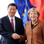 Chinas Vizestaatspräsident Xi Jinping ist auf Einladung der deutschen Bundeskanzlerin Angela Merkel am 10. Oktober in Deutschland eingetroffen. Er besuchte Dresden, Berlin und Frankfurt am Main, wo er an der Eröffnungszeremonie der Frankfurter Buchmesse teilnahm.