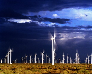 Bis 2020 soll die Kapazität der Kraftwerke im Westen Chinas, die mit neuer Energie und regenerativer Energie Strom erzeugen, 220 Millionen Kilowatt erreichen.