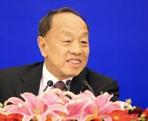 Die Mimik von Li Zhaoxing bei der Pressekonferenz