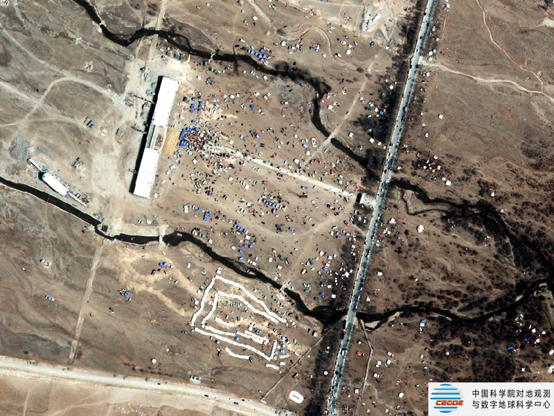 Heute hat das Center for Earth Observation and Digital Earth (CEODE) an der Chinesischen Akademie der Wissenschaften (CAS) die Luftbilder der Erdbebengebiete im Tibetisch-Autonomen Bezirk Yushu in der nordwestchinesischen Provinz Qinghai veröffentlicht.