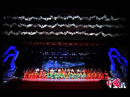 Aufführungen für die Shandonger Woche im Expo-Park (8. Juli 2010). [Foto von Yang Jia]