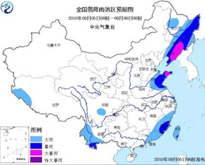 Über einen Monat schon werden Teile im Nordosten Chinas von Regenfällen überschwemmt, während der Süden des Landes unter einer Hitzewelle leidet. Eine Verbesserung des Wetters ist in beiden Teilen des Landes nicht in Sicht.