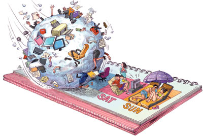 Chinas Bürohelden leiden an 'Burnout'