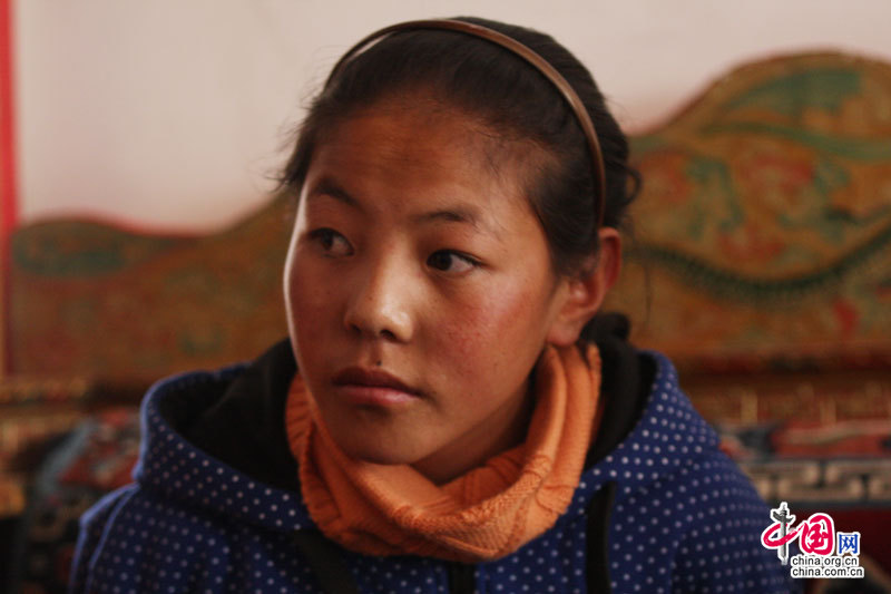Das 15-jährige tibetische Mädchen <b>Namgyal Tsomo</b> - 001fd04ceb6e0f7e672106