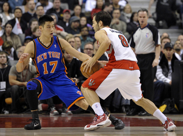 Jeremy Lin NBA Basketball Knicks Toronto Raptors Bilder Fotos