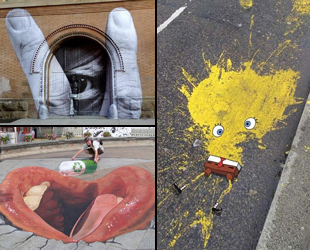 Interessante Straßenkunst aus aller Welt