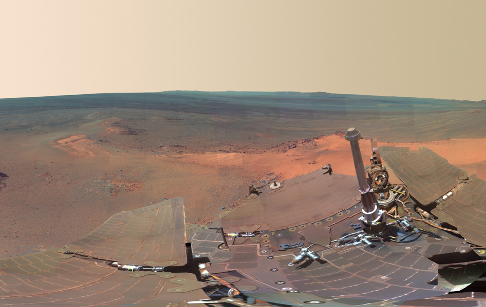 Die US-Raumfahrtbehörde NASA hat vor kurzem einige Bilder von der Oberfläche des Mars veröffentlicht, die zwischen dem 21. Dezember 2011 und dem 8. Mai 2012 von der Raumsonde 'Opportunity' aufgenommen worden waren.