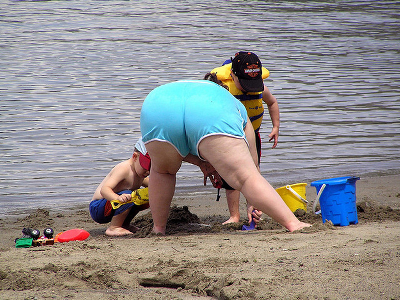 Am dicke strand frau 13060830