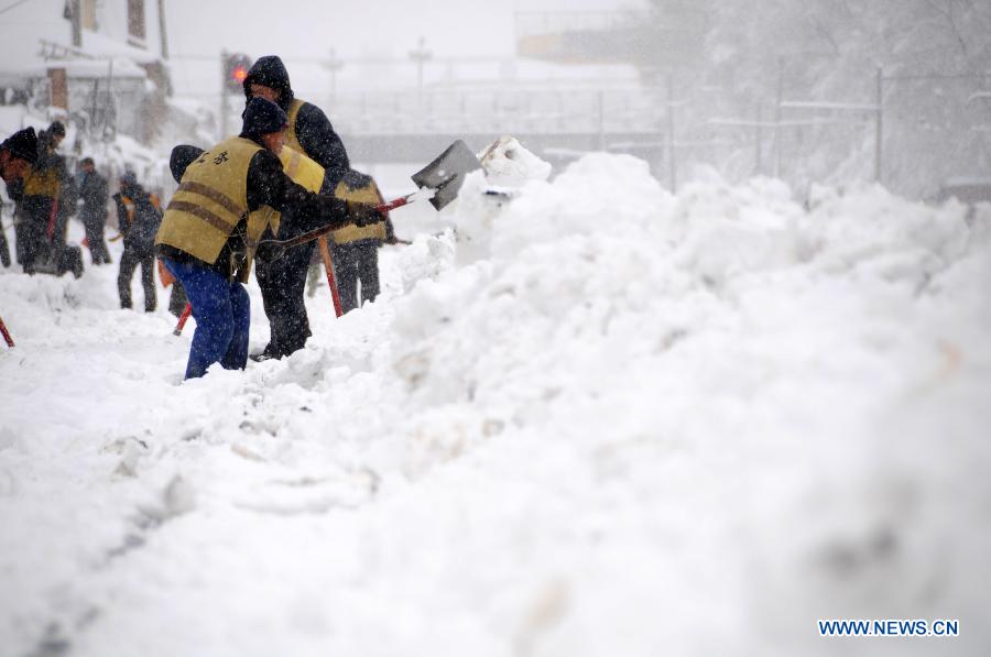 Natur Und Umwelt German China Org Cn Nordchina Gr Ter Schneesturm