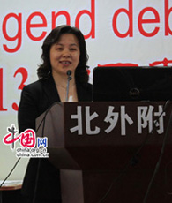 Am letzten Samstag haben an der Fremdsprachenschule Beijing die beiden Finalrunden zum nationalen Wettbewerb 'Jugend debattiert in China' und zum ebenfalls nationalen Wettbewerb 'Wald der Talente' stattgefunden.