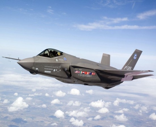 F-35 Lightning II, one of the 'top 10 fifth generation jet fighters in the world' by China.org.cn.