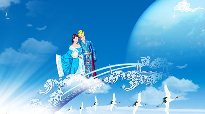 Der chinesische Valentinstag steht am 7. Tag des 7. Mondmonats (also heuer am 2. August) wieder im heißen Sommer vor der Tür. Jedes Mal wenn man vom Qixi-Fest redet, wird man von einer romantischen Liebesgeschichte berührt. Es ist die Sage über ein getrenntes Liebespaar.