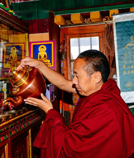 Einblick in das Leben des tibetischen Mönchs Nyima Tsering