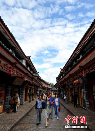 File photo of the town of Lijiang (Photo: China News Service/Liu Ranyang)