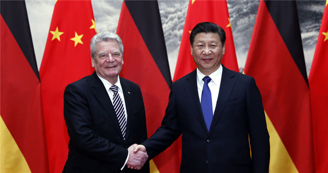 Xi kommt mit Gauck zusammen
