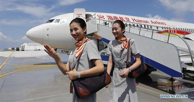 China testet Fluglinien auf Nansha-Inseln