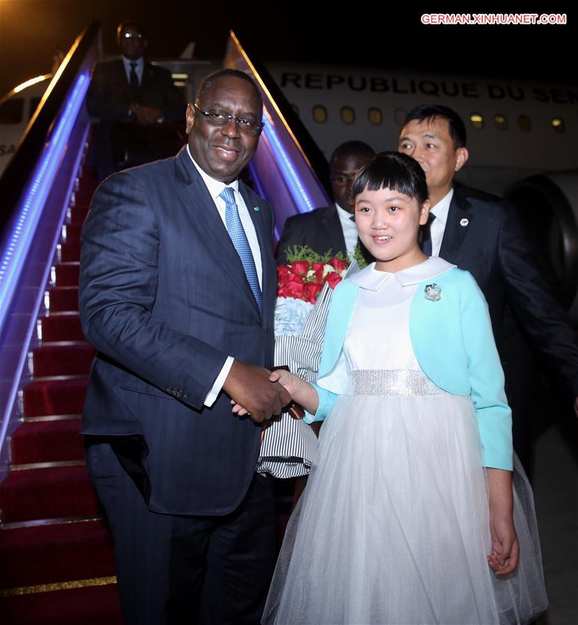 (G20 SUMMIT)CHINA-HANGZHOU-G20-SENEGALESE PRESIDENT-ARRIVAL (CN)