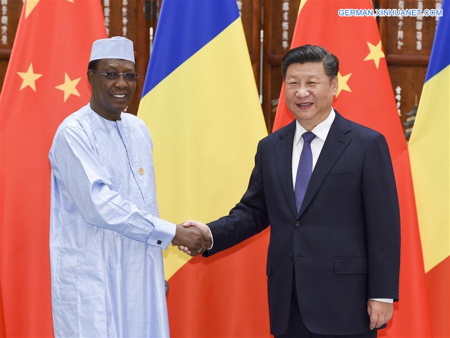 (G20 SUMMIT)CHINA-HANGZHOU-XI JINPING-CHADIAN PRESIDENT-MEETING (CN)