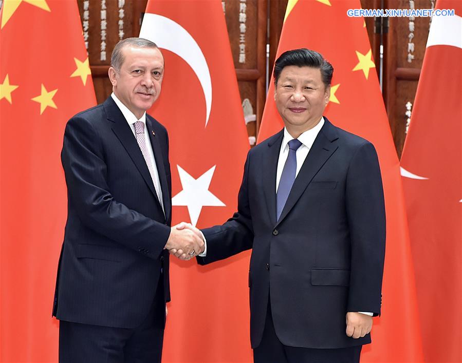 (G20 SUMMIT)CHINA-HANGZHOU-XI JINPING-TURKEY-PRESIDENT-MEETING (CN)