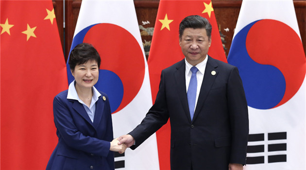 Xi führt gegenüber Park Chinas Ablehnung von THAAD aus