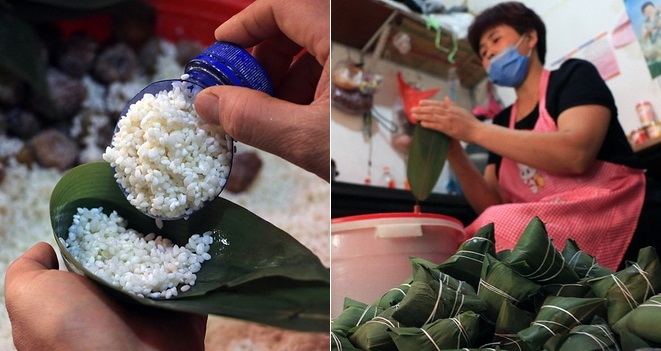 Zongzi,Klebreis,Spezialität, China,Drachenbootfest