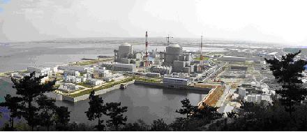 中国の田湾原子力発電所