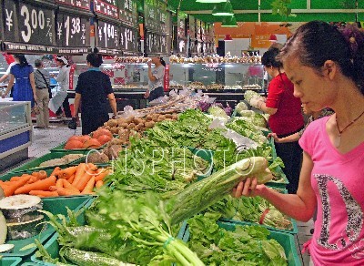 2007年の食品価格の値上がりにより、消費者物価指数は毎月のように上昇した。