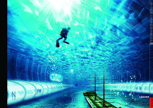 “南海Ⅰ号”水下考古模拟效果图广州瀚华建筑设计有限公司 供图