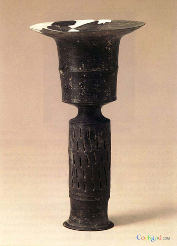 新石器時代の薄い黒陶の杯_China.org.cn