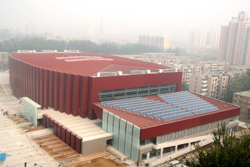 北京科技大学体育馆竣工 体现力量与精致之美传递运动信息