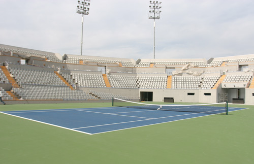 组图：奥林匹克公园网球中心 1号和2号赛场场地